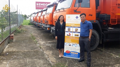 Chailease Việt Nam hỗ trợ hình ảnh tại showroom Kamaz Cần Thơ