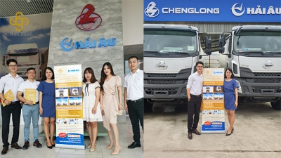 Chailease Việt Nam hỗ trợ hình ảnh tại showroom Ôtô Hải Âu- Hải Phòng