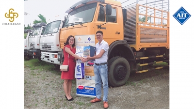 Chailease Việt Nam hỗ trợ hình ảnh tại showroom Kamaz Đà Nẵng