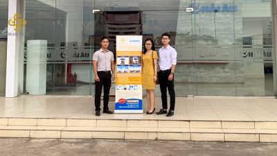 Chailease Việt Nam hỗ trợ hình ảnh tại showroom Ôtô Hải Âu - Hà Nội