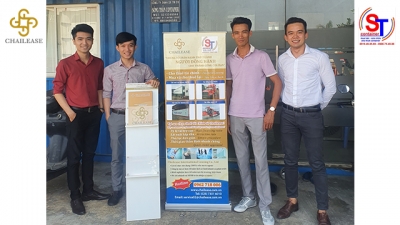 Chailease Việt Nam hỗ trợ hình ảnh tại showroom Sóng Thần Container