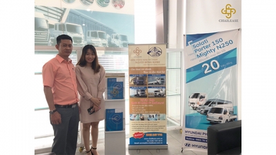 Chailease Việt Nam hỗ trợ hình ảnh tại showroom Huyndai Phú Mỹ Auto