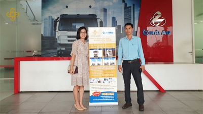 Chailease Việt Nam hỗ trợ hình ảnh tại showroom Ôtô Hải Âu - CN Đà Nẵng